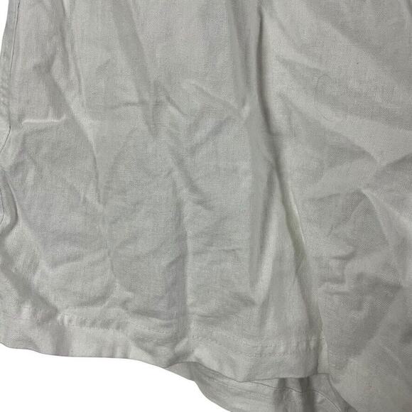 Gap Womens Linen Pull On Shorts Elastic Waist White NWT Pocket Drawstring XXL 2X - Picture 5 of 16